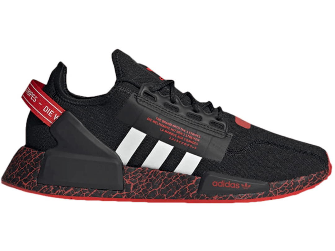 adidas adidas NMD R1 V2 Crackled Black Red