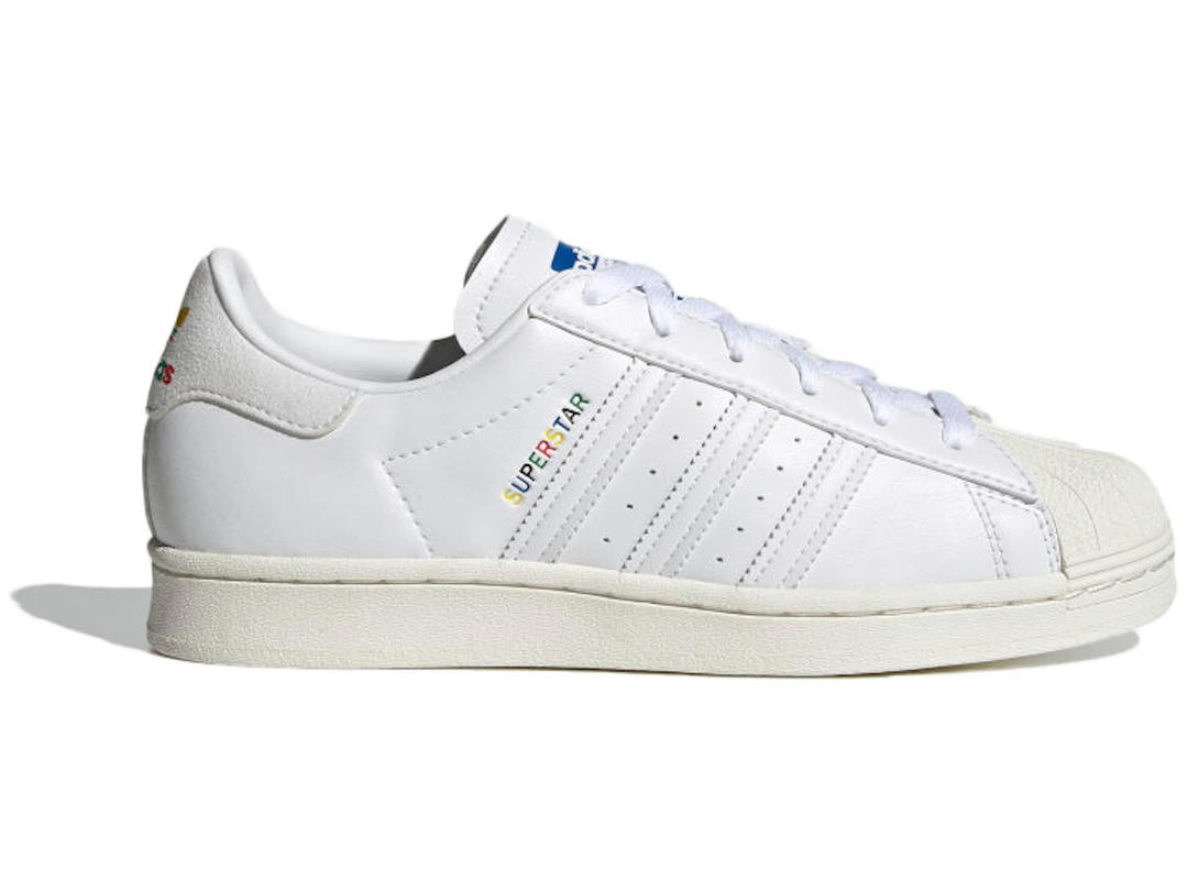 adidas adidas Superstar White Rainbow Logo (Women's)