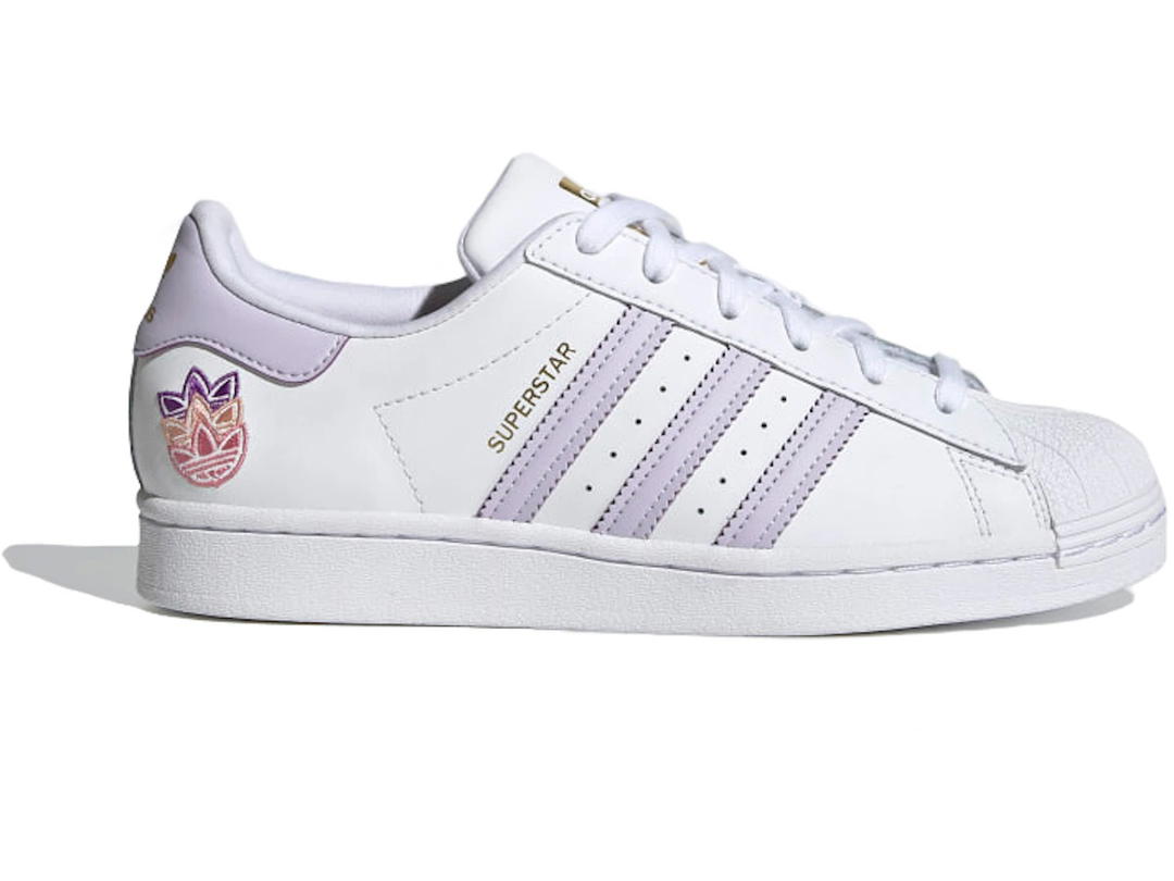 adidas adidas Superstar Trefoil White Purple Tint (Women's)