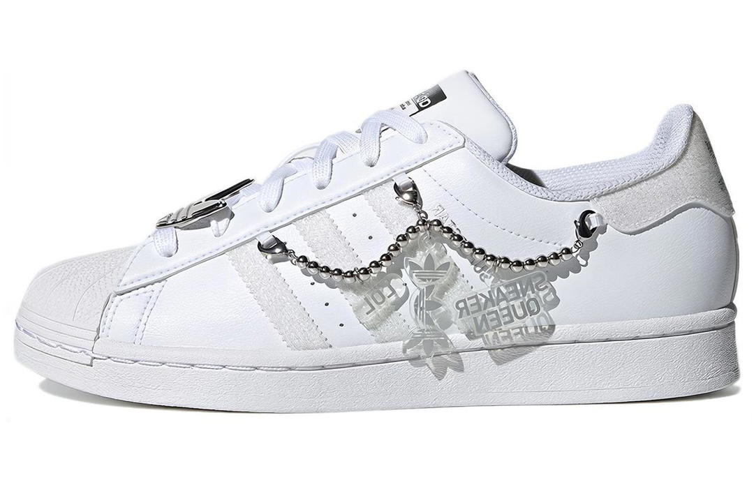 adidas Adidas Originals Superstar For White/Silver/Grey Women's