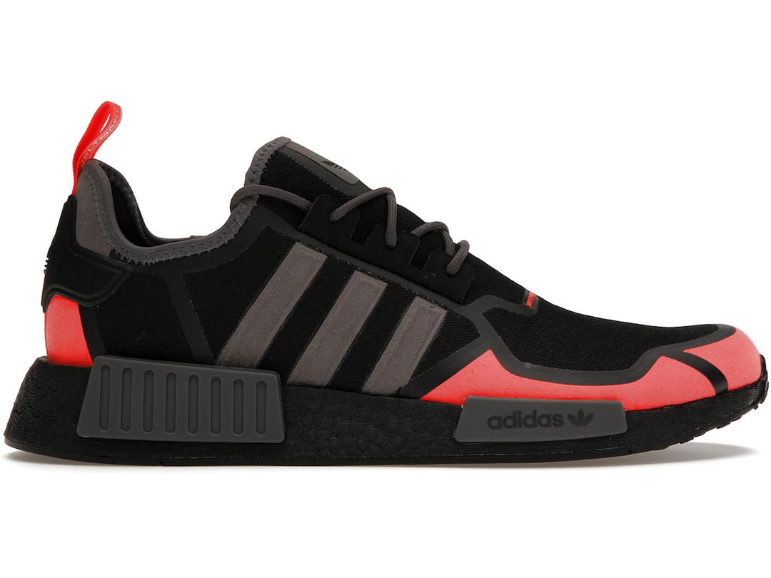 adidas adidas NMD R1 Core Black Solar Red Grey