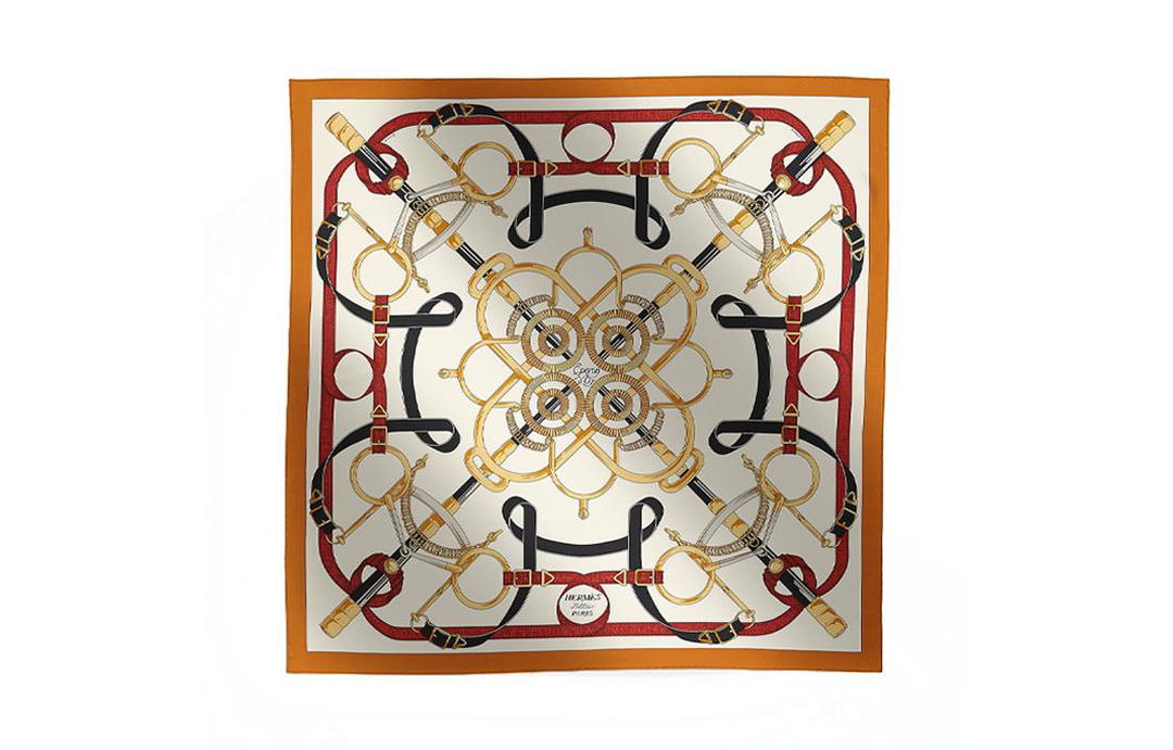 Hermes Hermes Silk Scarves Women's Orange