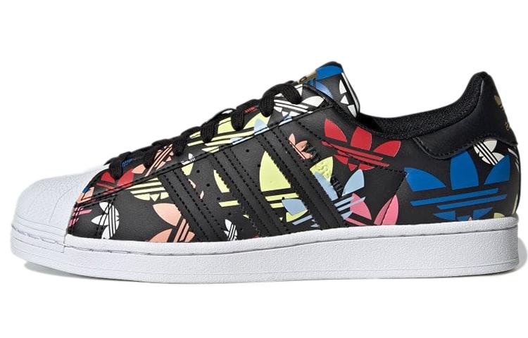 adidas Adidas Originals Superstar 'Allover Trefoil Black Multi'