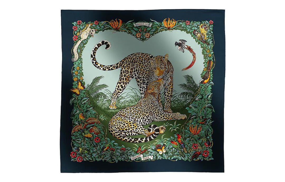 Hermes Hermes Silk Scarves Women's Green