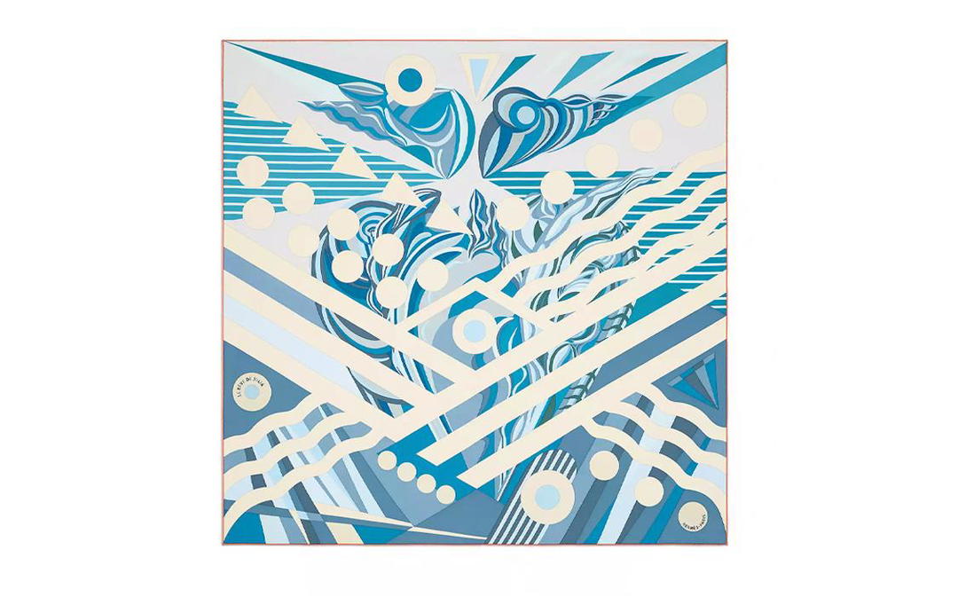 Hermes Hermes Silk Scarves Women's Blue