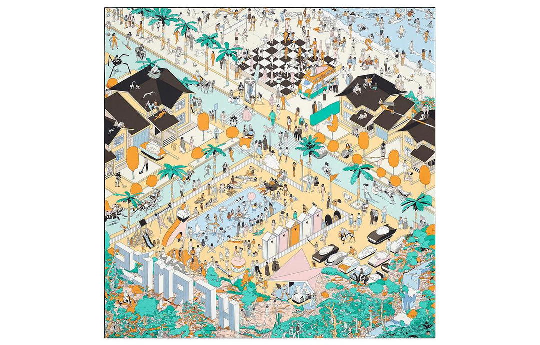 Hermes Hermes Silk Scarves Women's Green