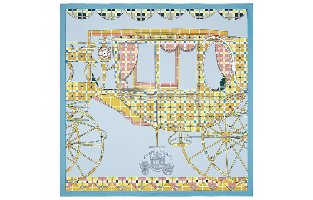Hermes Hermes Silk Scarves Women's Blue