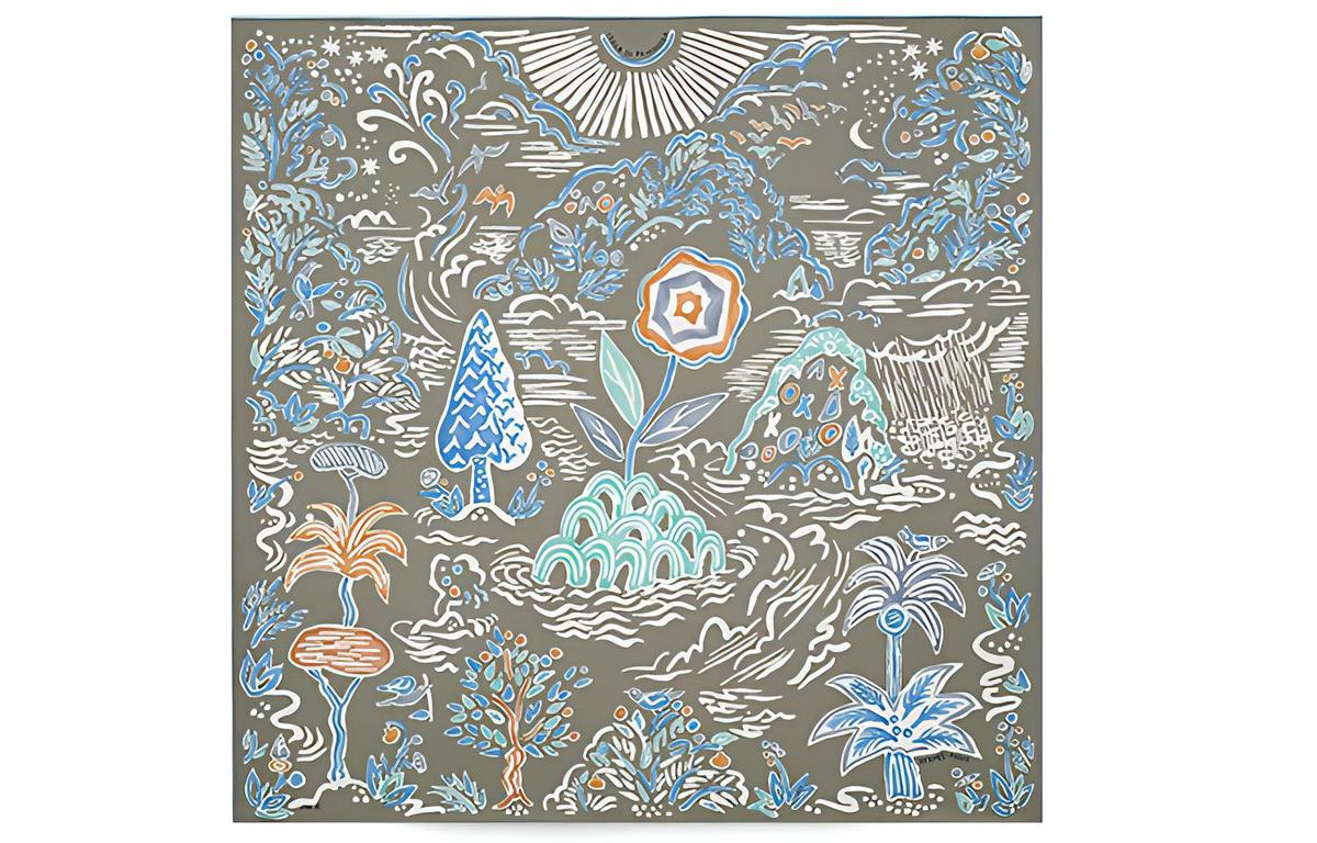 Hermes Hermes Silk Silk Scarves Women's