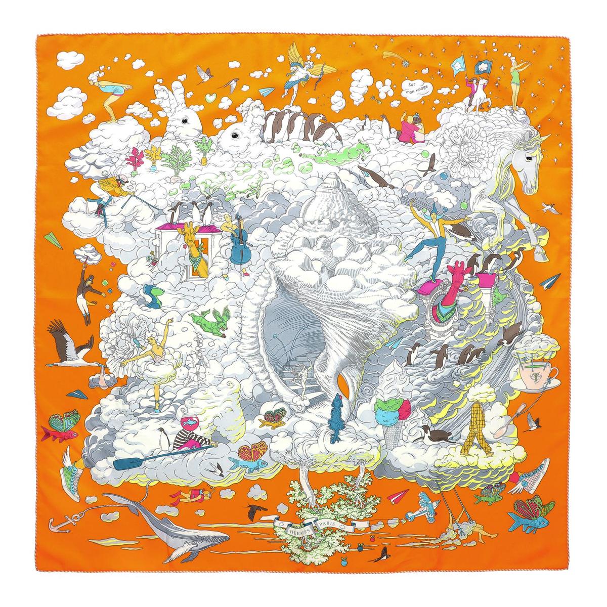 Hermes Hermes Silk Scarves Women's