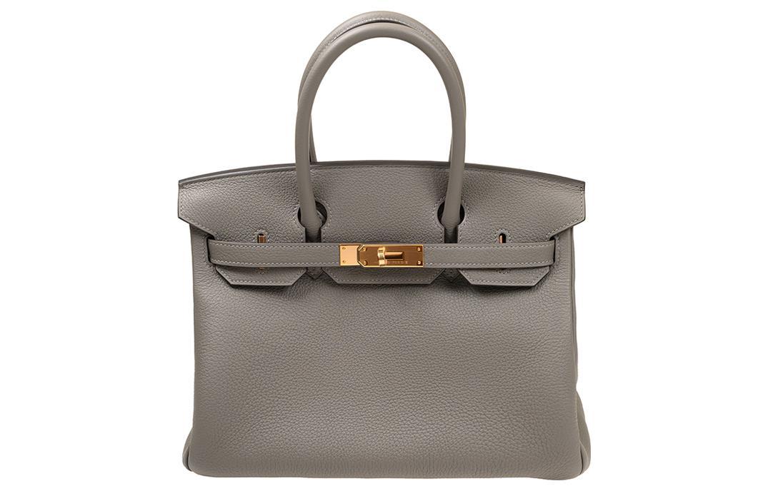 Hermes Hermes Birkin Togo Calfskin Birkin Bag Handbags Regular Women's 0L Grismeyer Cumulonimbus Gray