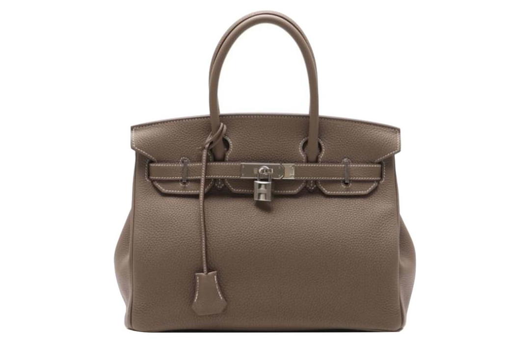 Hermes Hermes Birkin Togo Calfskin Birkin Bag Handbags 18 Women's Elephant Gray