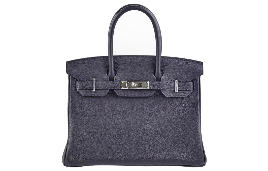 Hermes Hermes Birkin Togo Calfskin Birkin Bag Handbags Regular Women's 3Y Caban Dark Blue