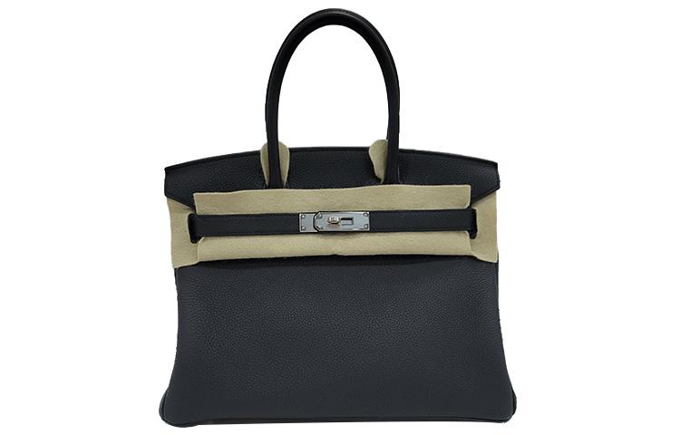 Hermes Hermes Birkin Togo Calfskin Birkin Bag Handbags Women's Noir Black