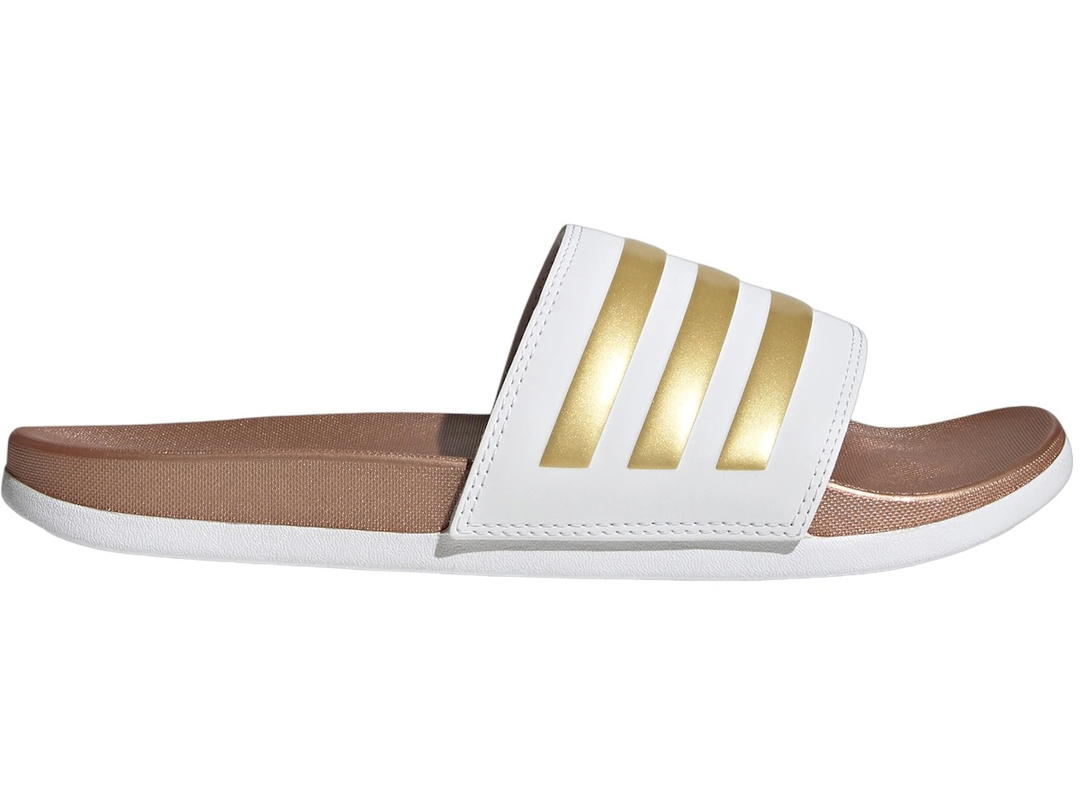 adidas adidas Adilette Comfort Slides Cloud White Matte Gold