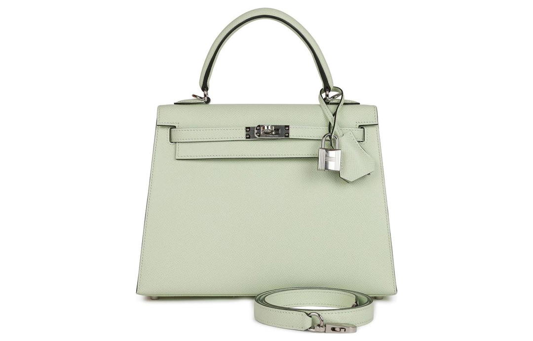 Hermes Hermes Kelly Epsom Leather Kelly Bag Shoulder Bag Handbag Regular Women's 0S Vert Fizz Bubble Green