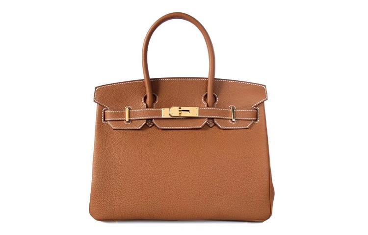 Hermes Hermes Birkin Togo Calfskin Birkin Bag Handbag 25 Women's 37 Gold Brown