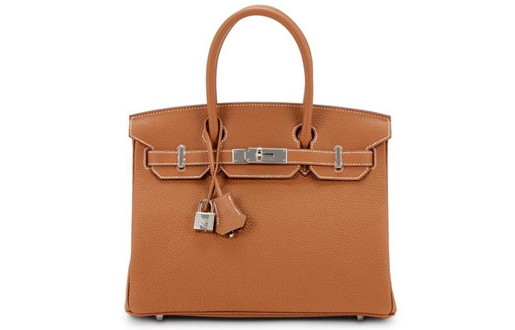 Hermes Hermes Birkin Epsom Leather Birkin Bag Handbag Regular Women's 37 Gold Brown