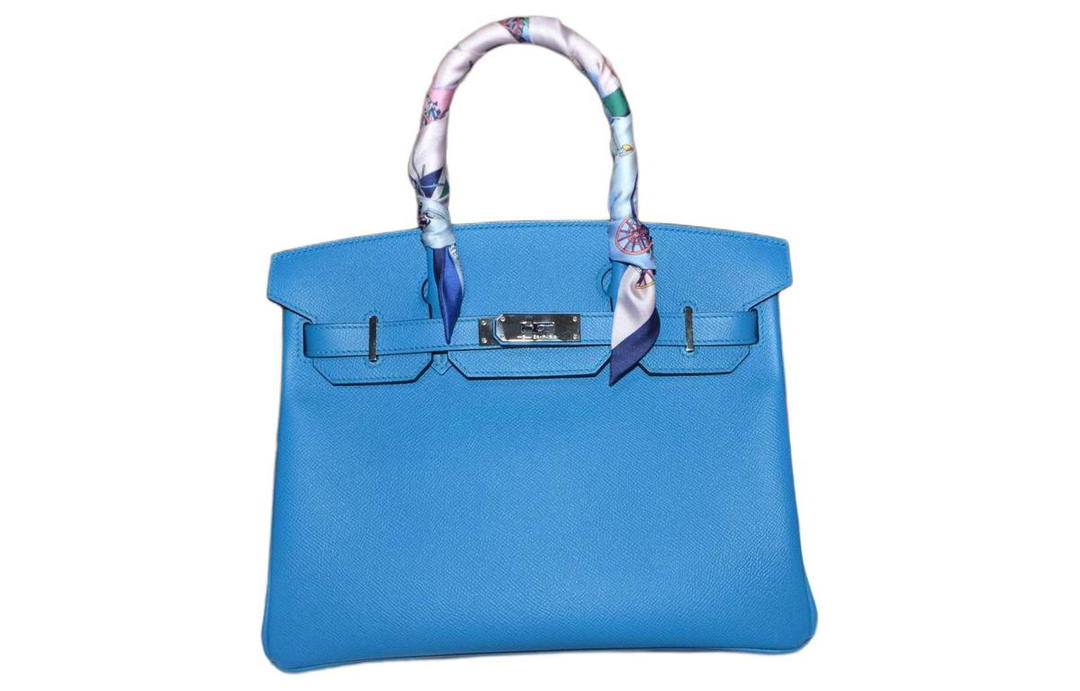 Hermes Hermes Birkin Epsom Leather Birkin Bag Handbags Women's B3 Bleu Zanzibar Tanzanian Blue