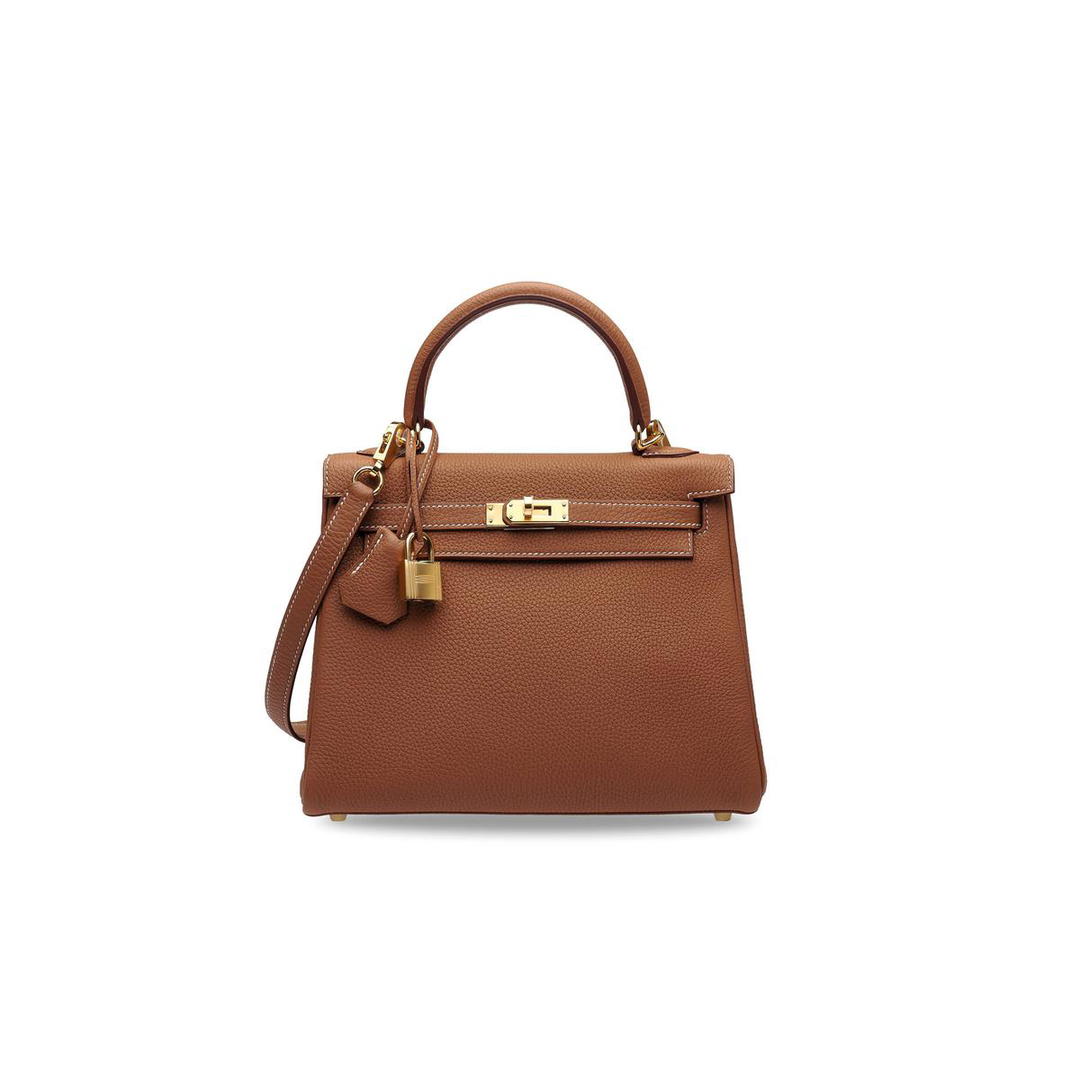 Hermes Hermes Kelly Togo Calfskin Kelly Bag Handbags Women's 37 Gold Gold