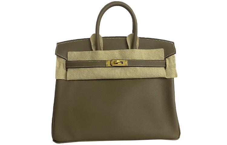 Hermes Hermes Birkin Swift Leather Birkin Bag Handbags Regular Women's 18 Etoupe Elephant Gray