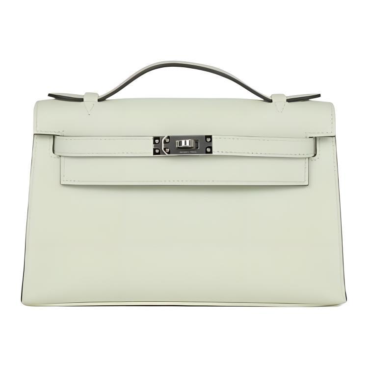 Hermes Hermes Mini Kelly Generation 1 Swift Leather Generation 1 Kelly Bag Handbag Women's 0S Bubble Green