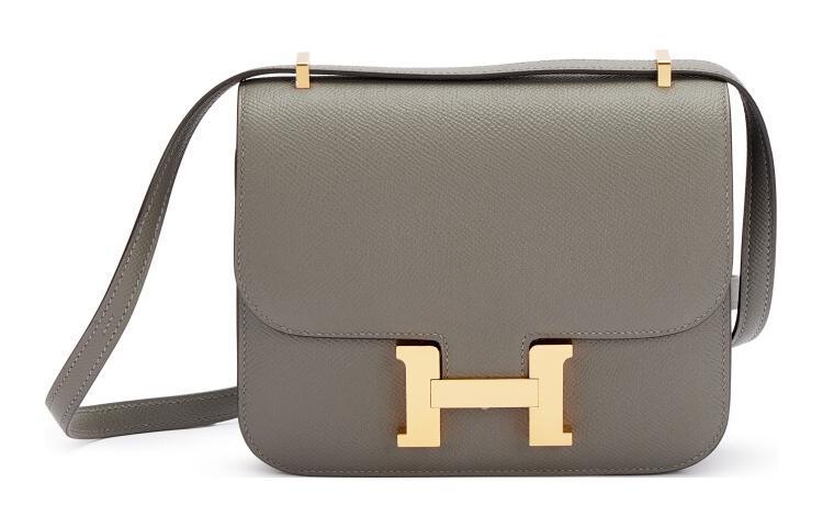 Hermes Hermes Epsom Leather Shoulder Bag Crossbody Bag Mini Women's Grismeyer Cumulus Gray