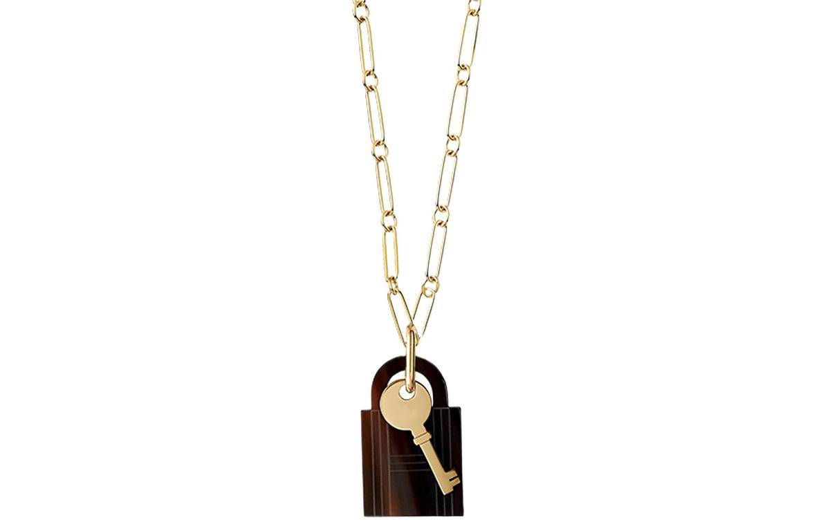 Hermes Hermes Necklaces Unisex Light Gold