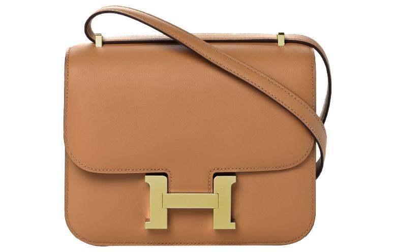 Hermes Hermes Constance Swift Leather Shoulder Bag Crossbody Bag Mini Women's 4B Biscuit Cookie