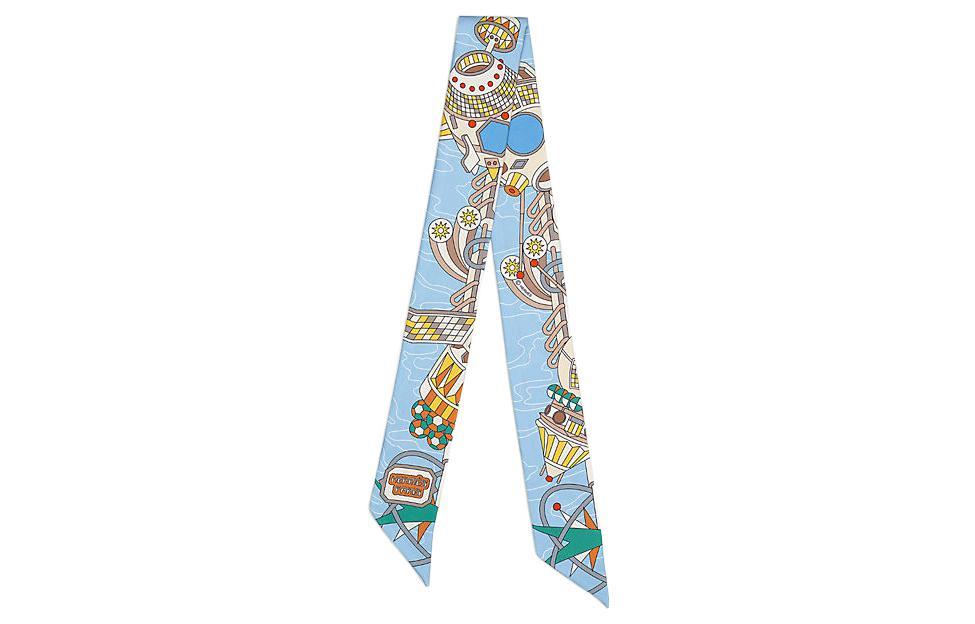 Hermes Hermes Silk Scarves Women's Blue