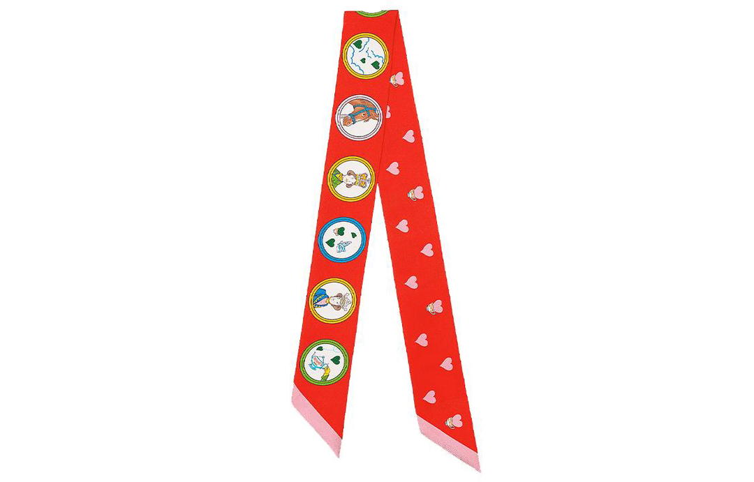 Hermes Hermes 2010s Twilly Tea Time Scarf