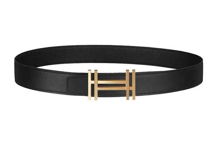 Hermes Hermes Leather Belts Unisex Black