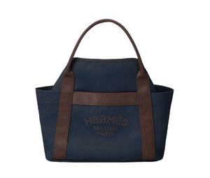 Buy Hermes Waterproof Canvas Equestrian Bag, Travel Bag, Tote Bag, Shopping Bag Unisex at Sasom – Authentic and Ready to Ship