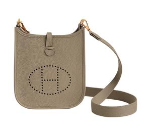 Buy Hermes Evelyne Clemence Leather Shoulder Bag Crossbody Bag Mini Women's Malafa Beige at Sasom – Authentic and Ready to Ship