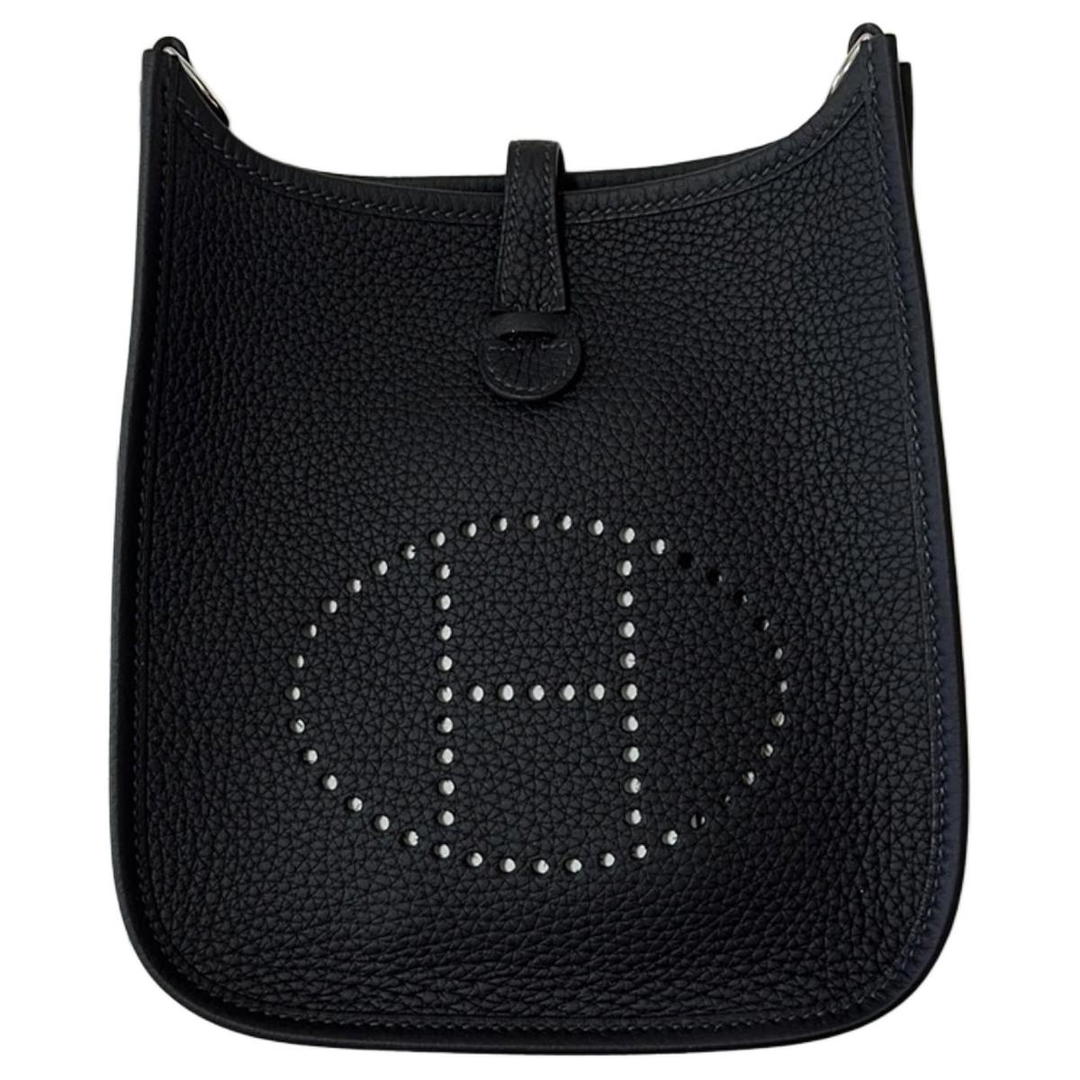 Hermes Hermes Evelyne Clemence Leather Shoulder Bag Crossbody Bag Mini Women's Marine Blue