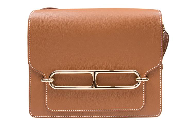 Hermes Hermes Roulis Evercolor Calfskin Pig Nose Crossbody Bag Shoulder Bag Women's 37 Gold