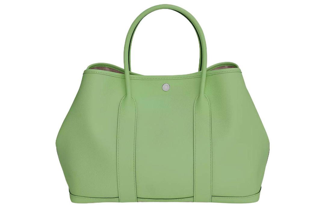 Hermes Hermes Garden Party Epsom Calfskin Garden Bag Handbag Women's 3I Vert Criquet Avocado Green