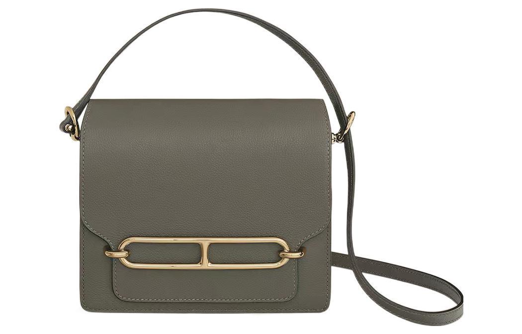 Hermes Hermes Roulis Evercolor Calfskin Pig Nose Bag Shoulder Bag Crossbody Bag Mini Women's 0L Grismeyer Cumulonimbus Gray