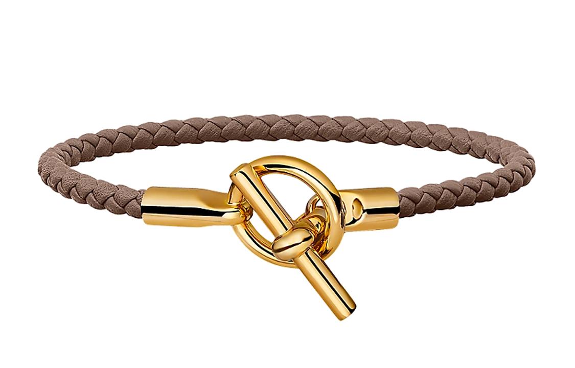 Hermes Hermes Bracelets Women's Gold Taupe