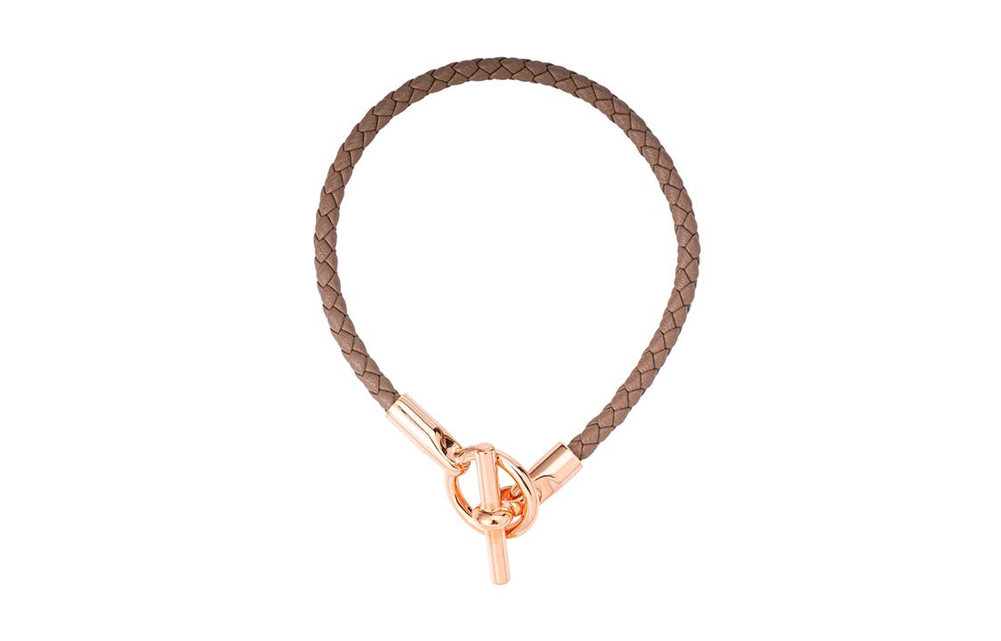 Hermes Hermes Calfskin Bracelets Women's Elephant Gray