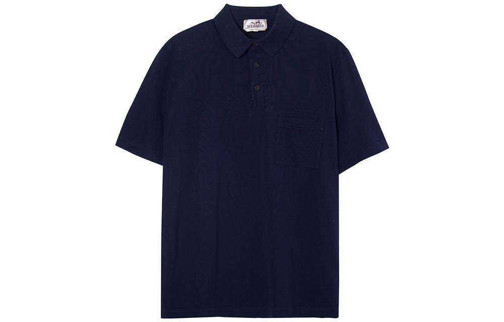 Hermes Hermes Polo Shirt Men's Marine Blue