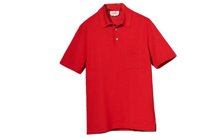 Hermes Hermes SS23 Polo Shirt Men's Red