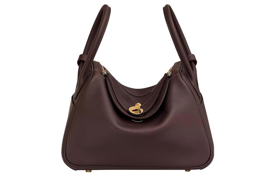 Hermes Hermes Lindy Evercolor Calfskin Handbag Shoulder Bag Women's 0G Rouge Sellier Saddle Red