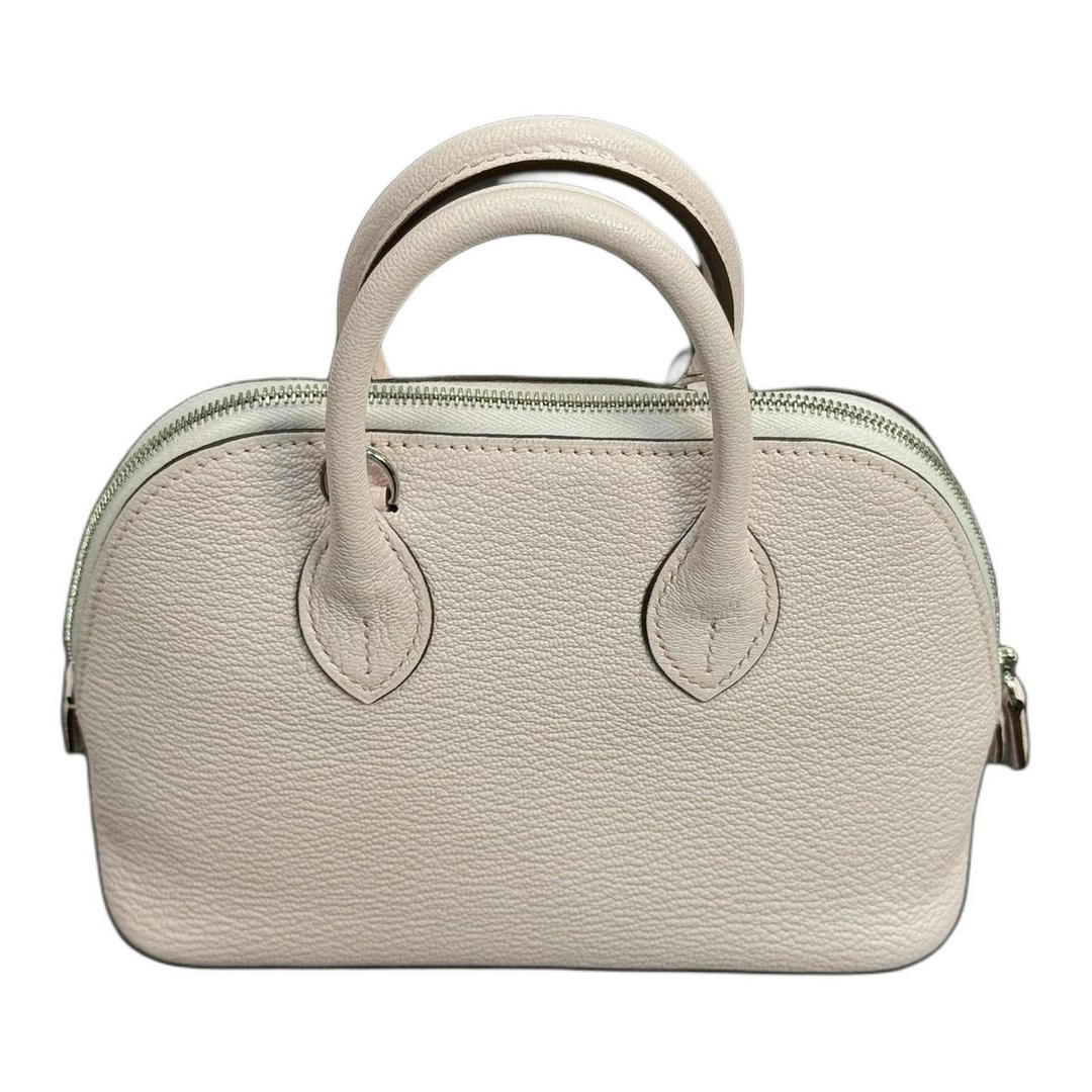 Hermes Hermes Bolide Mysore Goat Skin Bowling Bag Shoulder Bag Crossbody Bag Handbag Mini Women's M7 Love Pink