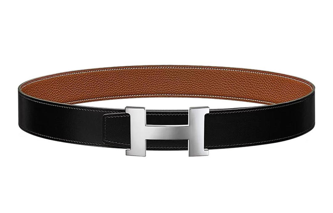 Hermes Hermes Cow Leather Leather Belts Unisex Width  3.8cm