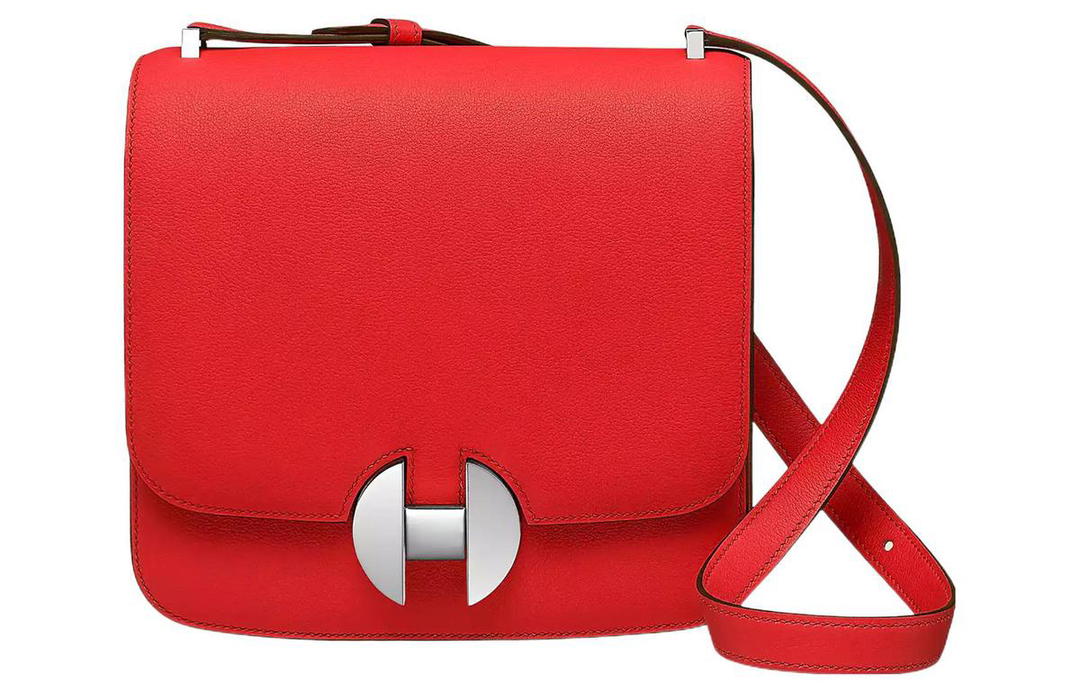 Hermes Hermes 2002 Evercolor Calfskin Crossbody Bag, Shoulder Bag Women's