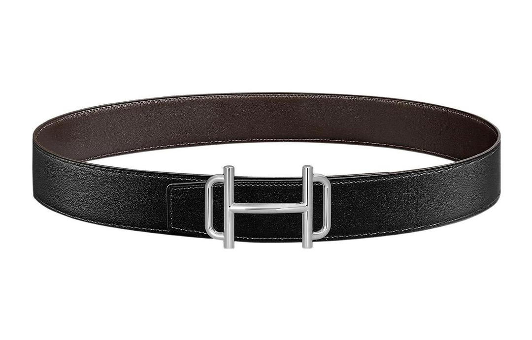 Hermes Hermes Leather Belts Men Black/Ebony