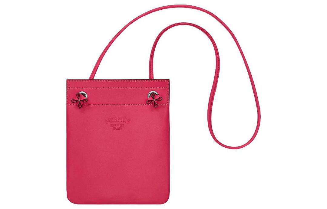 Hermes Hermes Aline Milo Sheepskin With Swift Leather Shoulder Bag Crossbody Bag Mini Women's Mexican Pink