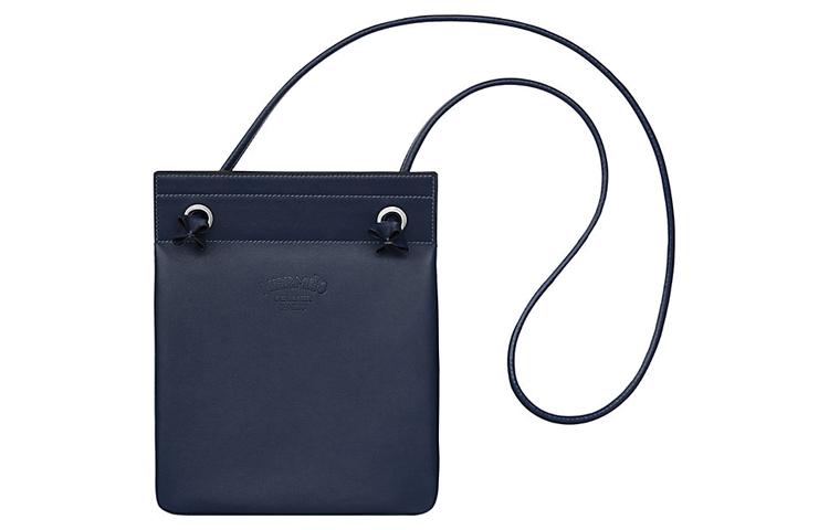 Hermes Hermes Aline Calfskin Shoulder Bag Crossbody Bag Mini Women's 2Z Bleu Nuit Midnight Blue