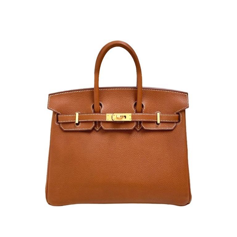 Hermes Hermes Birkin Saddle Leather Birkin Bag Handbags Women's 34 Fauve Light Tawny