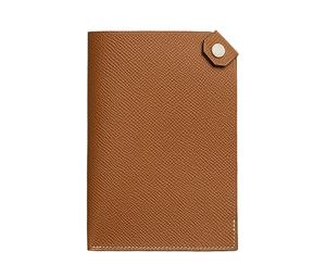 Buy Hermes Tarmac Epsom Calfskin Card Holder Passport Holder Women's Gold Brown/Gray White at Sasom – Authentic and Ready to Ship